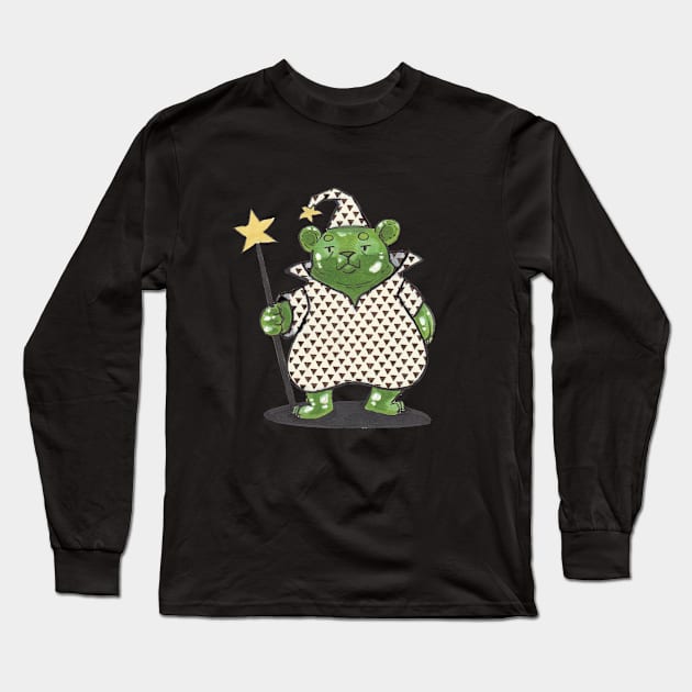 Tired jelly bear that does magic Long Sleeve T-Shirt by iisjah